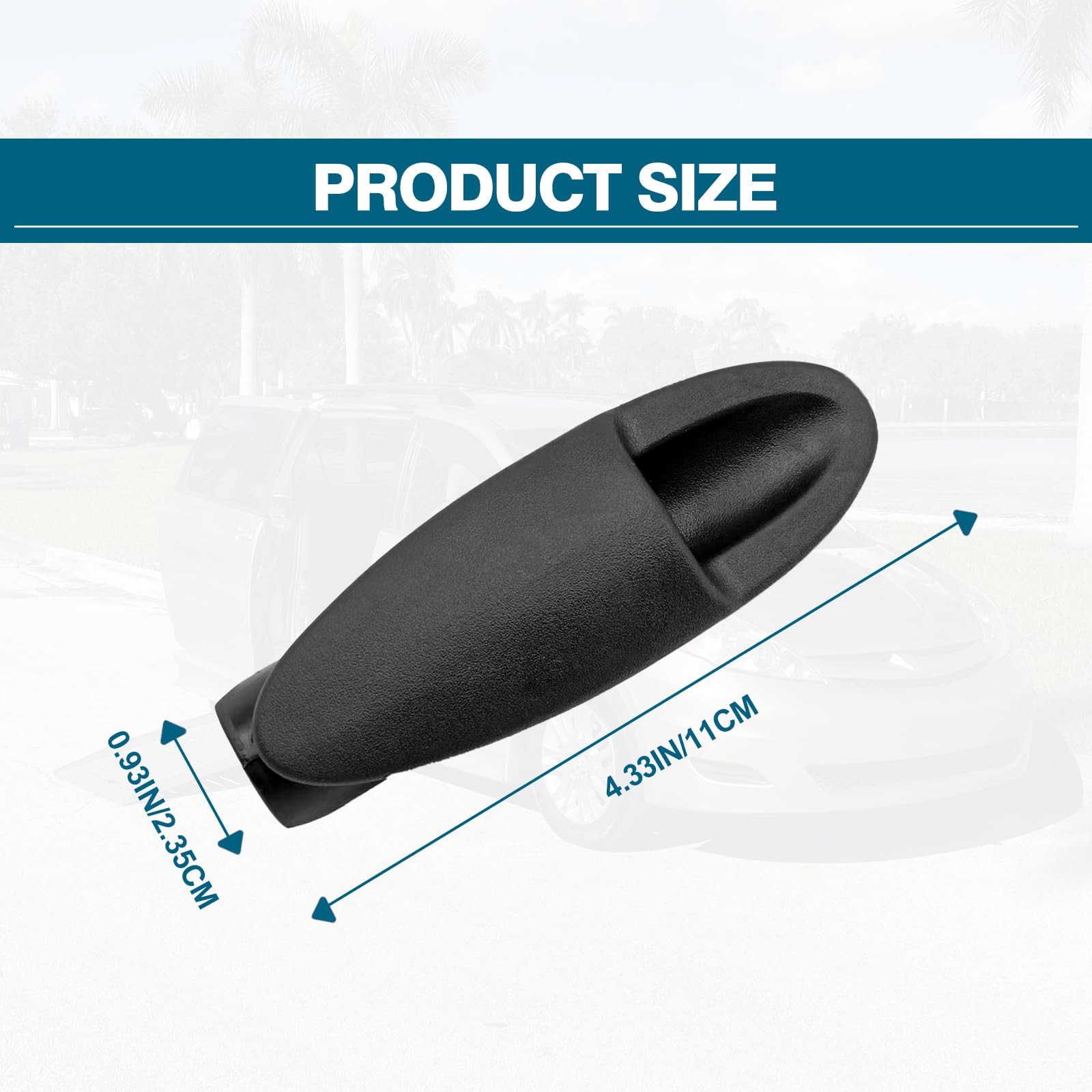 Car Antenna Ornament Grommet, Car Radio Antenna Mounted Base Replacement for 2004-2010 Toyota Sienna 86392-AE010