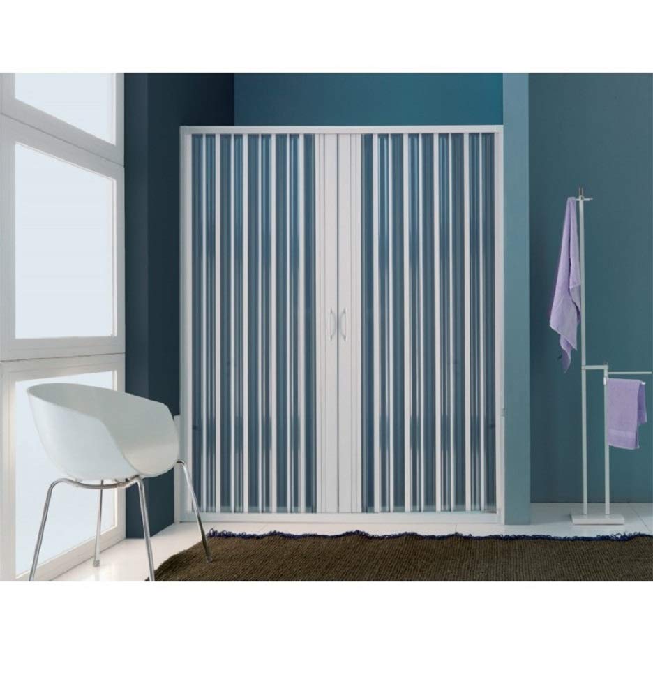 Jednostronna wysuwana kabina prysznicowa PVC dwa drzwi środkowy otwór 110/120 cm