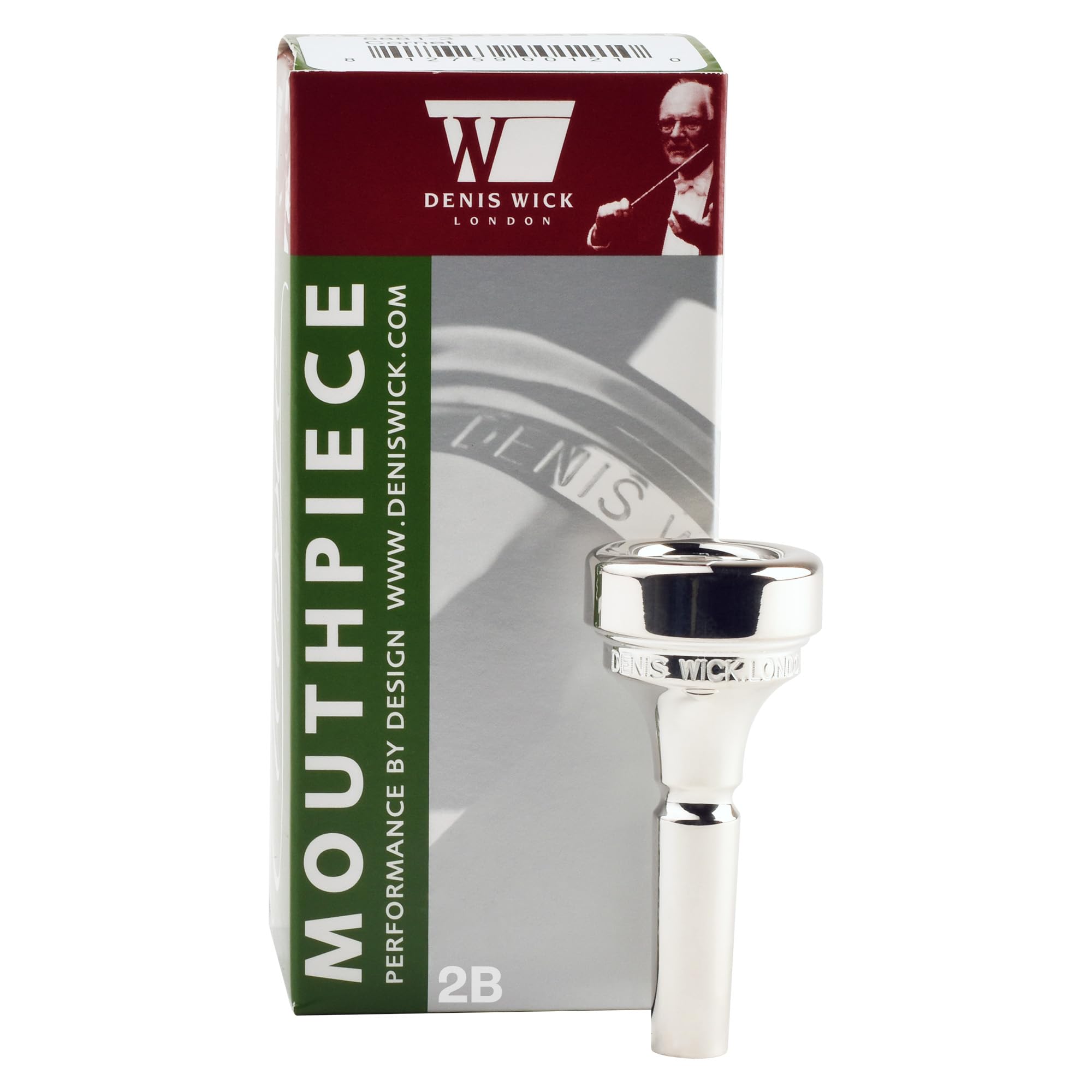 5881-2B Classic Bb Cornet Mouthpiece, Silver Plated