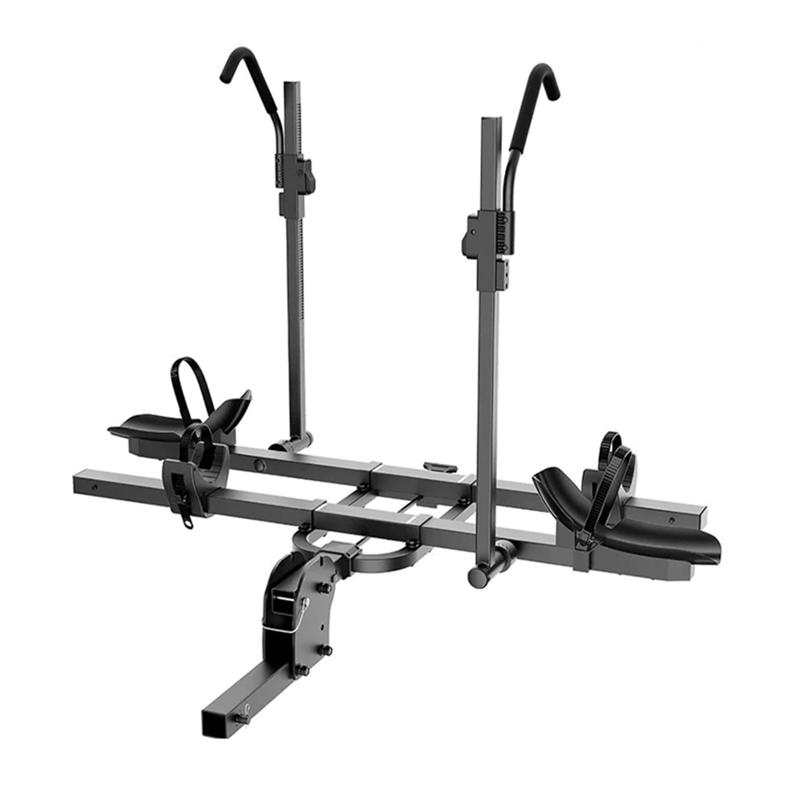 Photo 1 of Himiway Hitch Bike Rack, 2-Bike Foldable Platform Style Carrier, Wobble Free Smart Tilting Folding Bicycle Car Racks for Standard, Fat Tire, Electric Bikes with 160lbs Capacity, 2-inch Receiver