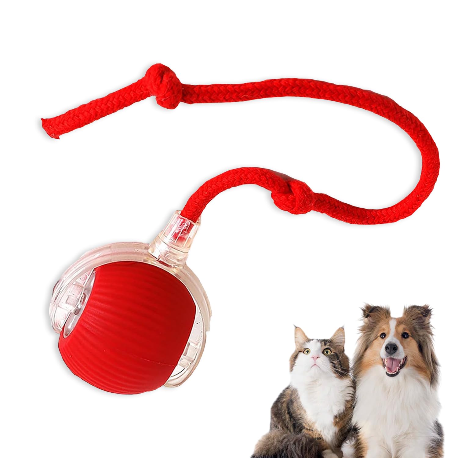 YongSral 2 Piezas Smart Cat Toy Ball, Pelota para Gatos, Rotación Automática de 360 ​​Grados, 3 Modos de Funcionamiento, Juguete Interactivo Gato, Bola Gatos Interactivo