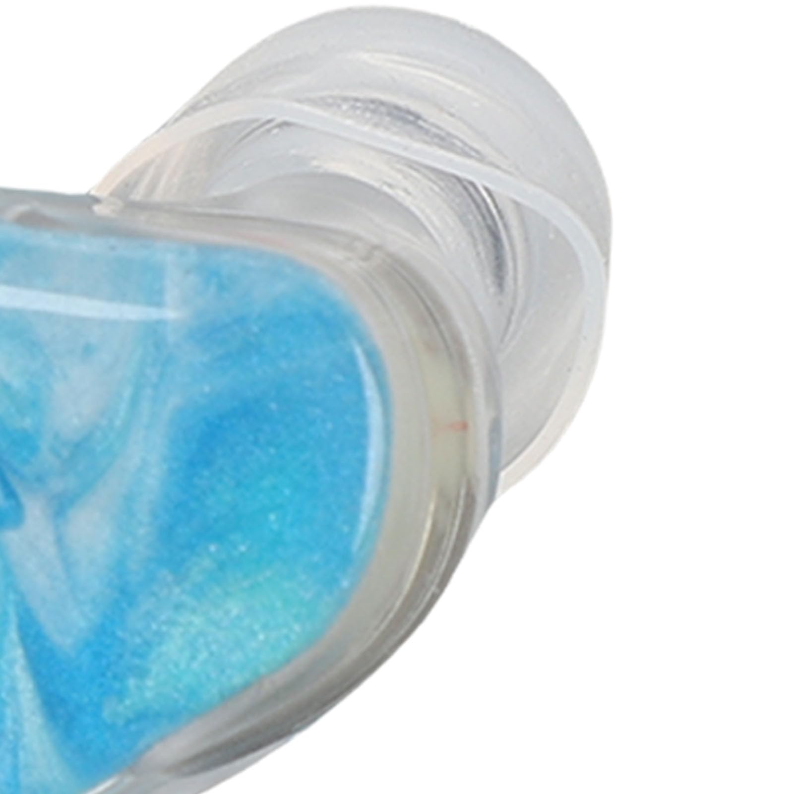 IEM-Ohrhörer mit Angenehmem, Ausgewogener HiFi-Armatur, Geräuschunterdrückung, 3,5-mm-Stecker und 1,2 M Kabel, für Musiker, Sänger, Bühnen, Studios (hellblau)