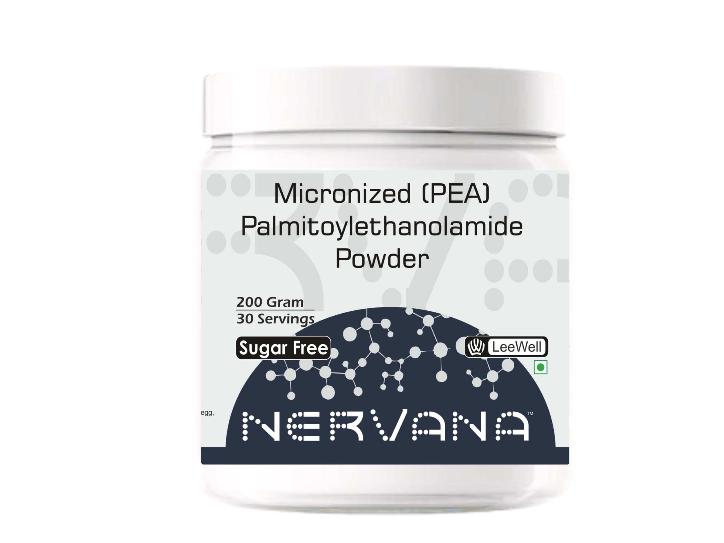- Nervana Powder with High Absorption Micronized Palmitoylethanolamide (Pea) 300mg Per serving | Nerve Pain Relief | Nerve damage, Nerve weakness & Neuropathy Supplements | Interstitial cystitis, Bladder pain | Migraine Headache Relief | Sciatica Pain, Tingling Sensation Support - 200 Grams Sugar free