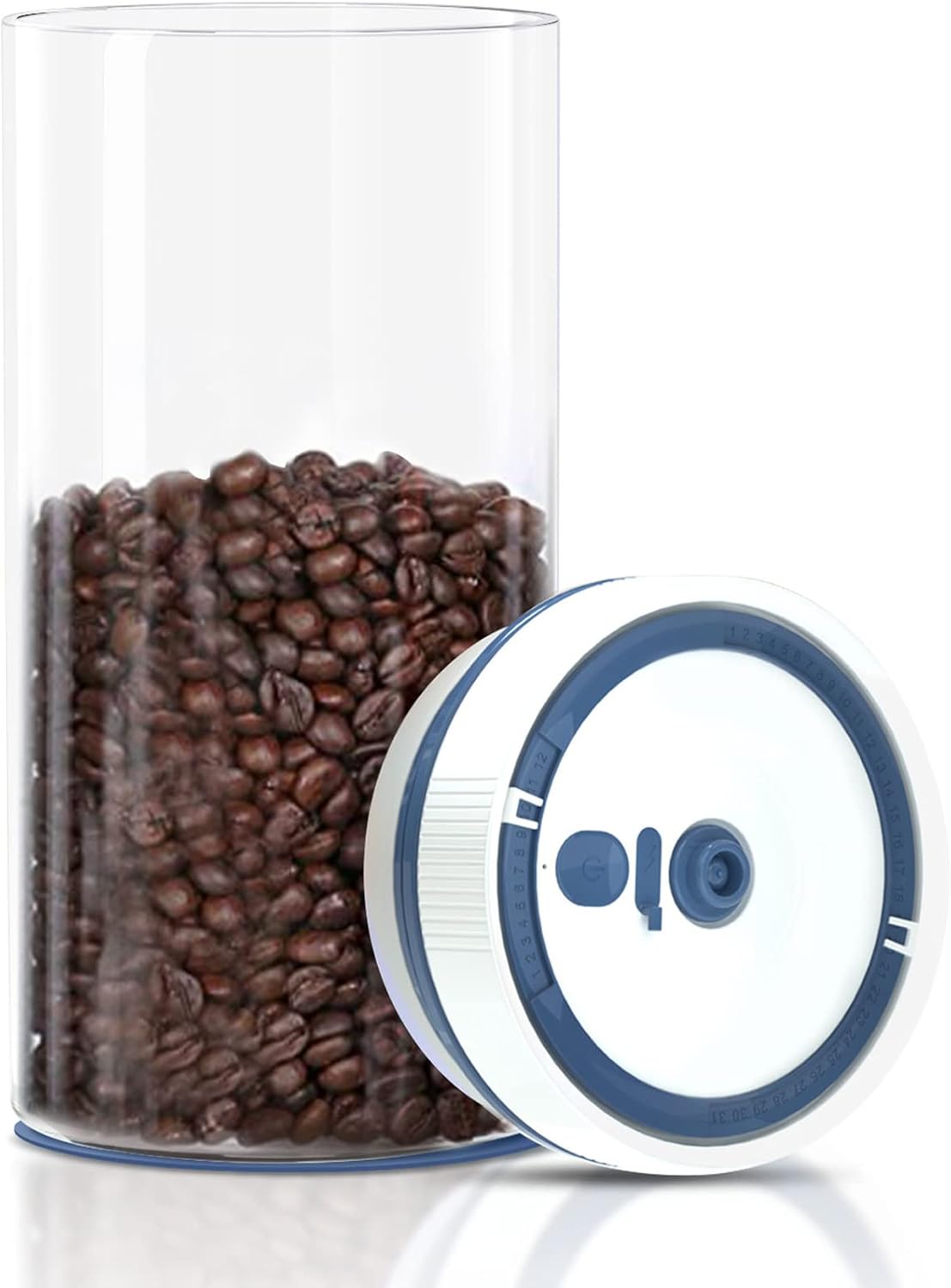 44 fl oz Electric Coffee Vacuum Canister with Intelligent Leak Prevention System and