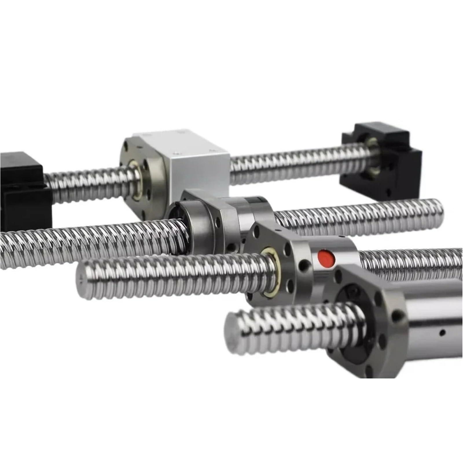 Dado a ricircolo di sfere in metallo Vite a ricircolo di sfere SFU3205 Set 300 350 400 To1000mm C7 Estremità lavorata BKBF25 Accessori for accoppiamento supporto terminale(350mm)