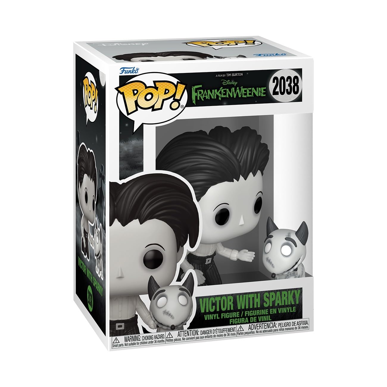 Funko Pop! & Buddy: Frankenweenie - Frankenweenie With V - Collectable Vinyl Figure - Gift Idea - Official Merchandise - Toys for Kids & Adults - Movies Fans - Model Figure for Collectors and Display