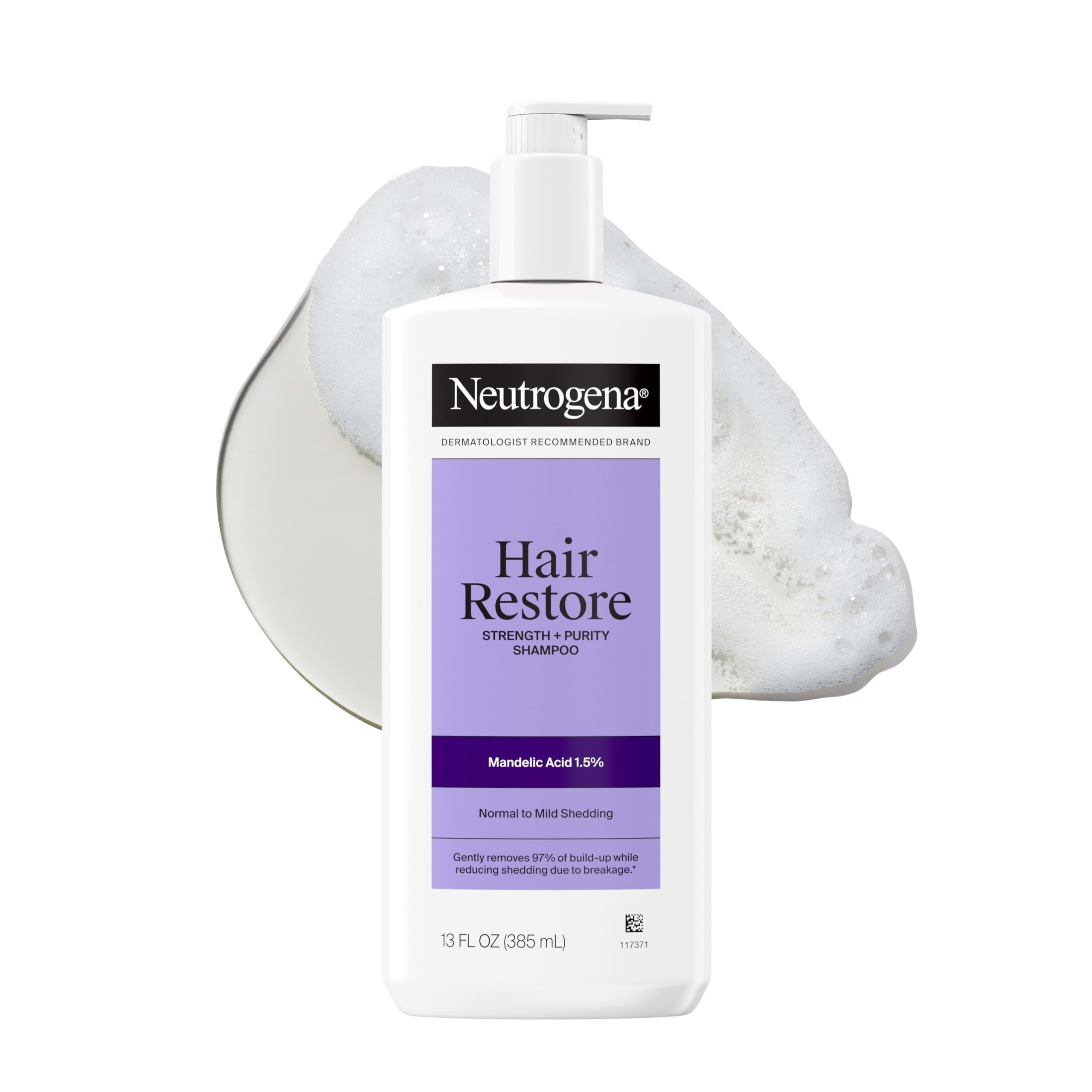 Neutrogena Hair Restore Strength + Purity Sulfate-Free Shampoo, 13 fl. oz