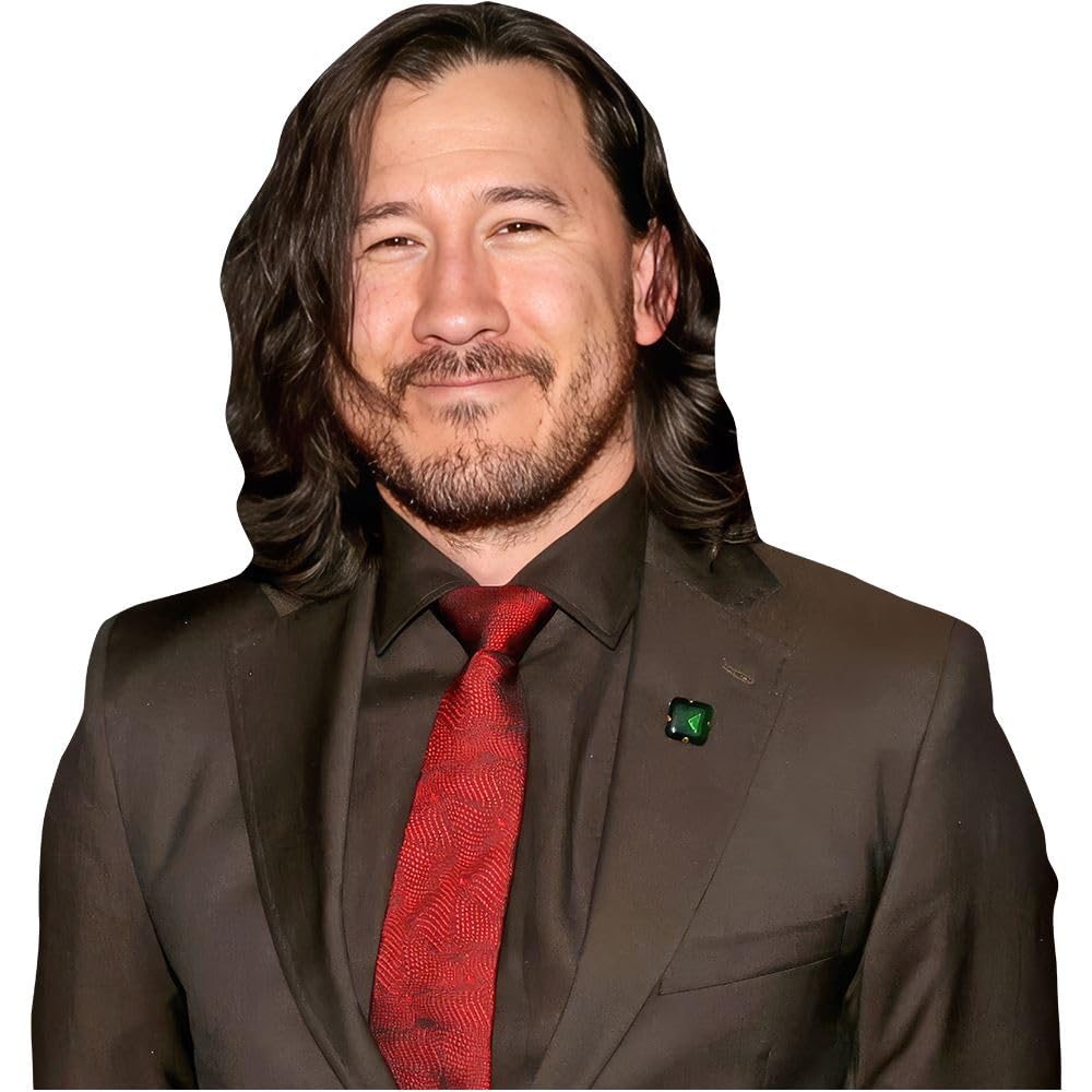 Markiplier (Black Suit) Half Body Buddy Cutout