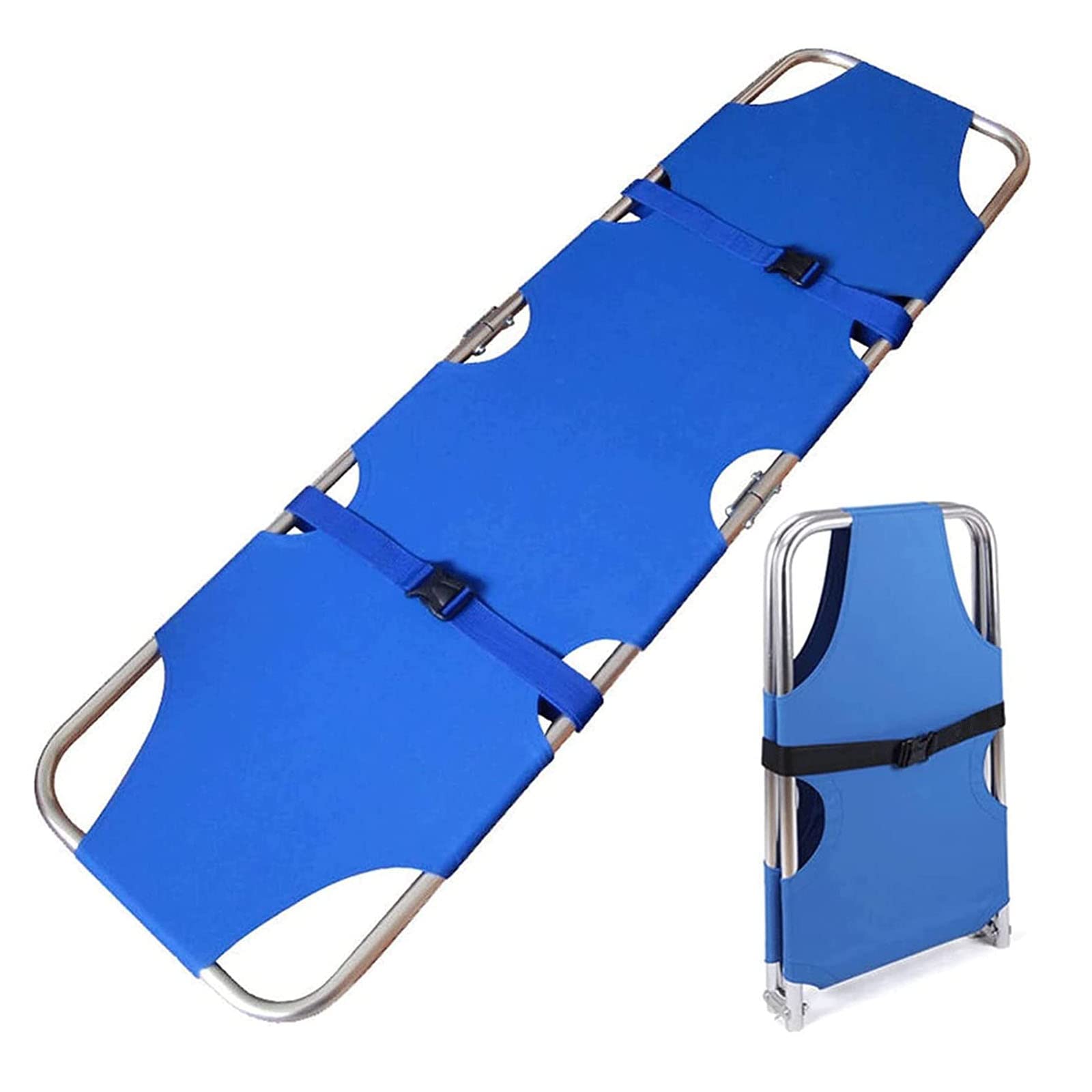 YNIYUJKL Medical Folding Stretcher, Aluminum Alloy Emergency Rescue Stretcher Portable Patient Transport Stretcher For Hospital Clinic Home Sports