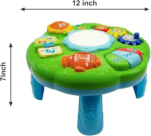 Miniatura 7 de Juguetes para bebés de 6 a 12 meses, centro de mesa de actividades para bebés, juguetes musicales para bebés de 0, 3, 6, 9, 12, 18 meses, juguete