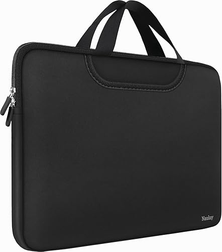 Funda para laptop de 15.6 pulgadas, duradera bolsa de viaje con asa y bolsillos adicionales, funda protectora para computadora compatible con HP de