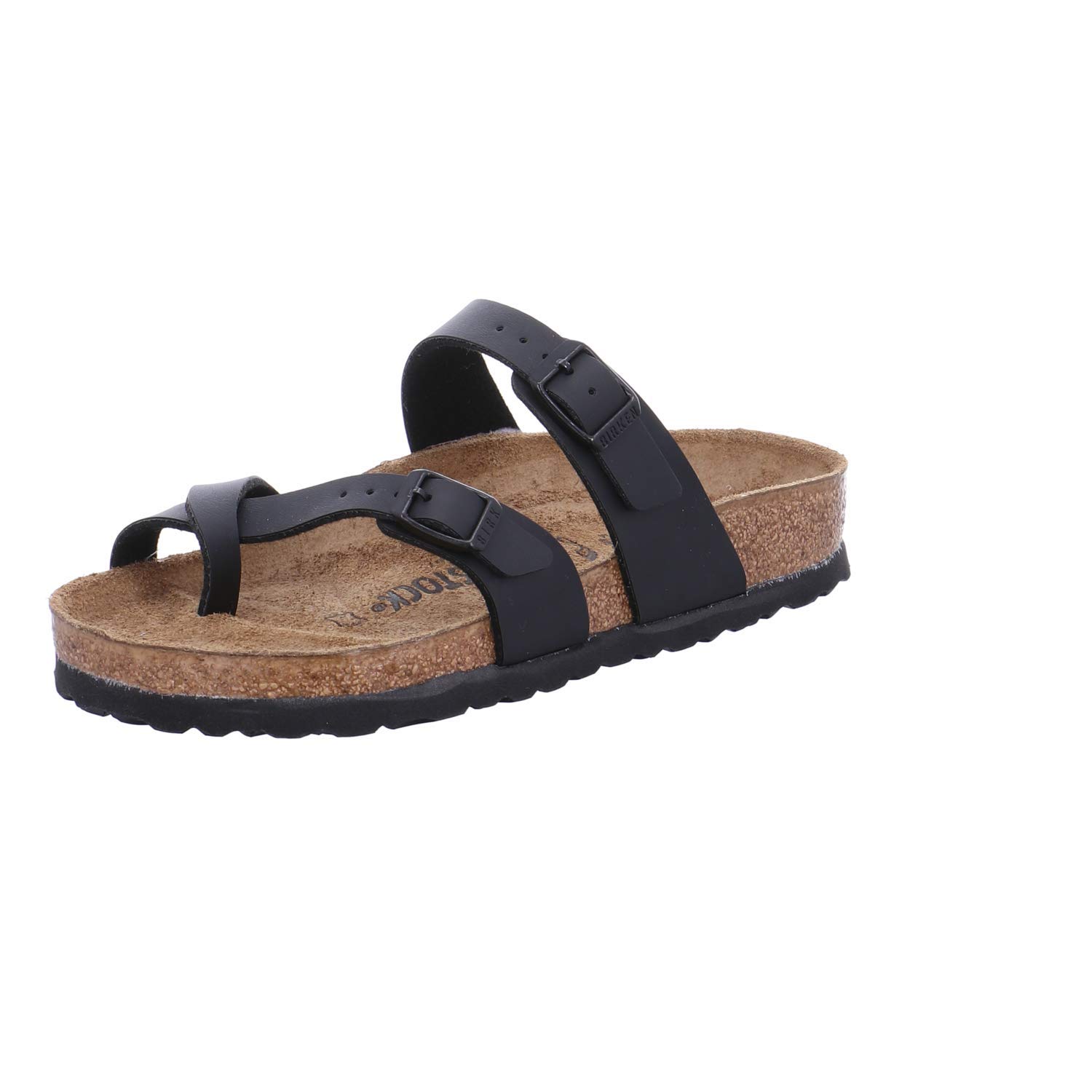 Birkenstock Women's Mayari Birko-Flor Sandal,Black,EU Size 39 / Women's US Size 8-8.5