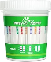 Vista 1 de Easy@Home Taza de prueba de drogas: Kit de pruebas de orina para probar 14 drogas AMP/BUP/BAR/BZO/COC/MDMA/MET/MTD/OPI 2000/OXY/PCP/PPX/TCA/THC 50