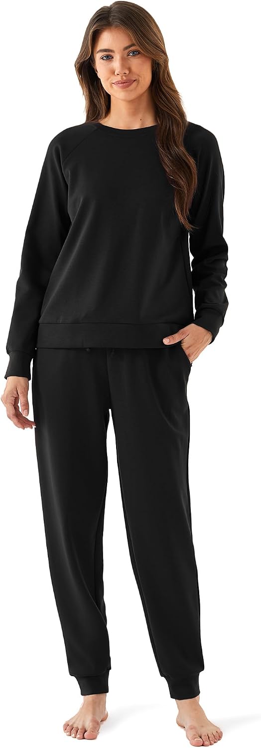 GYS 2 Piece Sets for Women Sweatsuit Lounge Set Matching Sweatshirt Sweatpants Fall Travel Outfits Tracksuit with Pockets