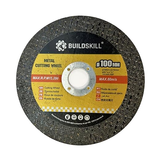Buildskill Cutting Blade 4 Inch / 100 mm (Pack of 1) Metal and