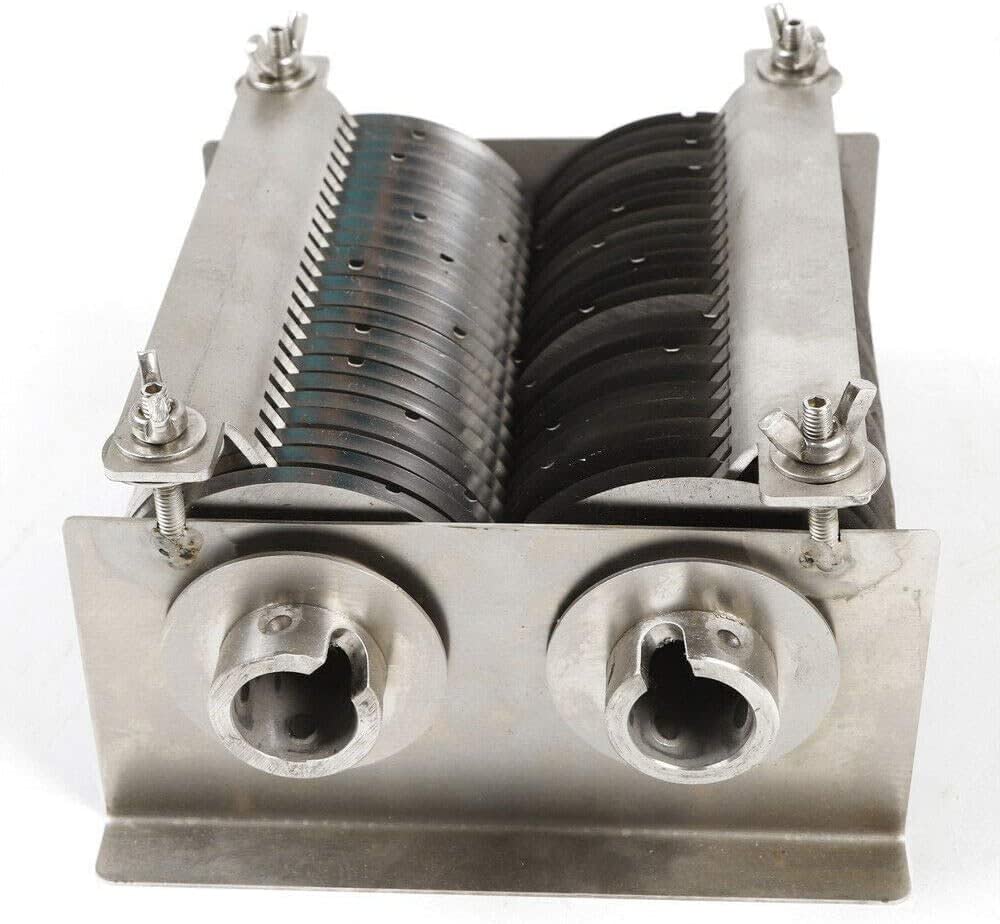 5mm Stainless Steel Blade Slicer Blades for QE Cutting Machine Blade Set for 1100lbs/h Commercial Meat Cutter Machine Cutting Pork Mutton Beef Slicing Shredding Meat Processing Cutter