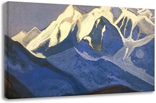 15 Breathtaking Christmas Landscape Paintings That Will Transport You to a Winter Wonderland! 412 Famous Paintings Prints The Snow-Covered Mountains Print On Canvas Repro...