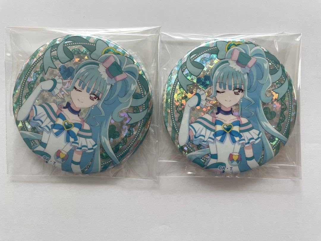 Amazon.co.jp: 2点キュアリリアンホログラム缶バッジブルジュラわんだ  