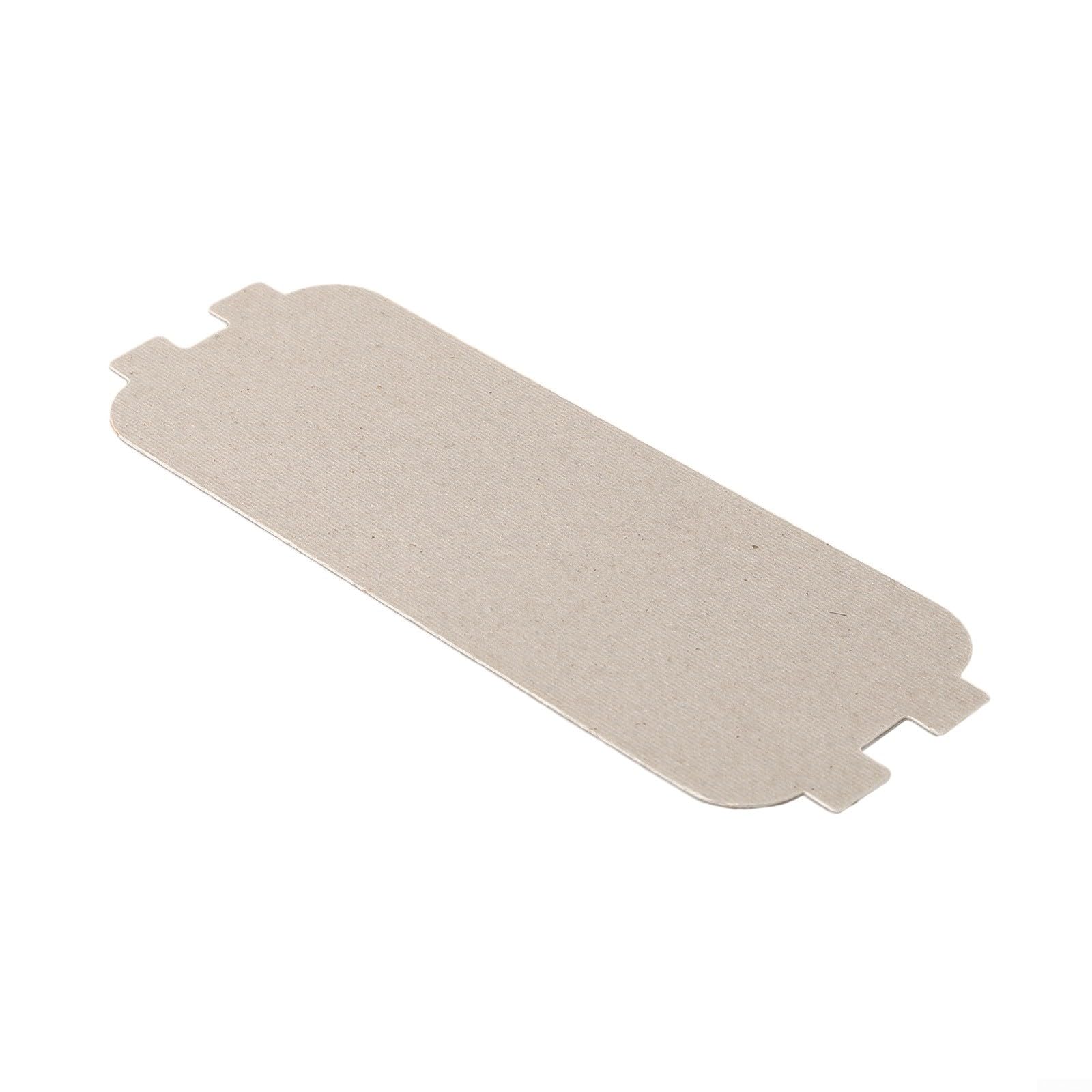 Placa de mica para horno microondas para Galanz, chapa de mica, guía de ondas, cubierta (12,6 x 4,6 cm)