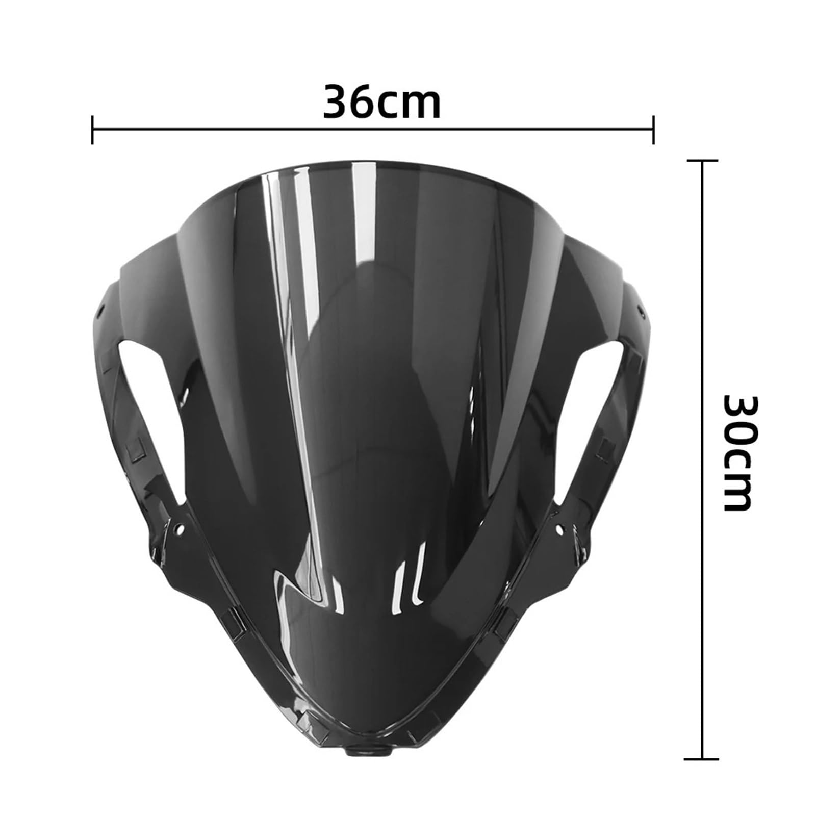 Motociclo Parabrezza Per N&inja ZX-6R Zx6r ZX6R 2024 2025 2026 Parabrezza Per Moto Deflettori Protezione A Doppio Scudo
