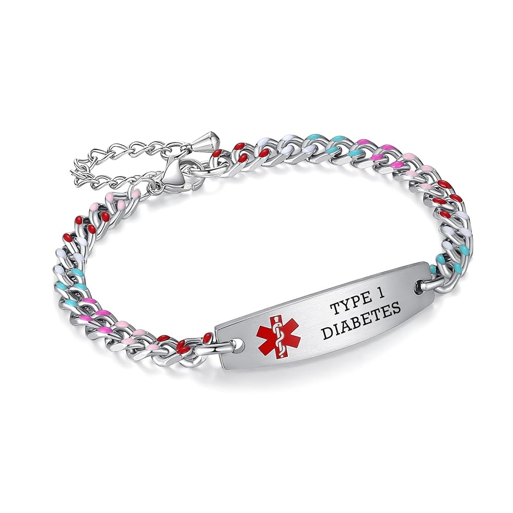 Emergency Bracelet Diabetic Life Alert Bracelet Amazon AOAMID