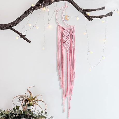 Dream Catchers for Girls - Handmade Wall Hanging Decoration for Unique Bedroom Decor