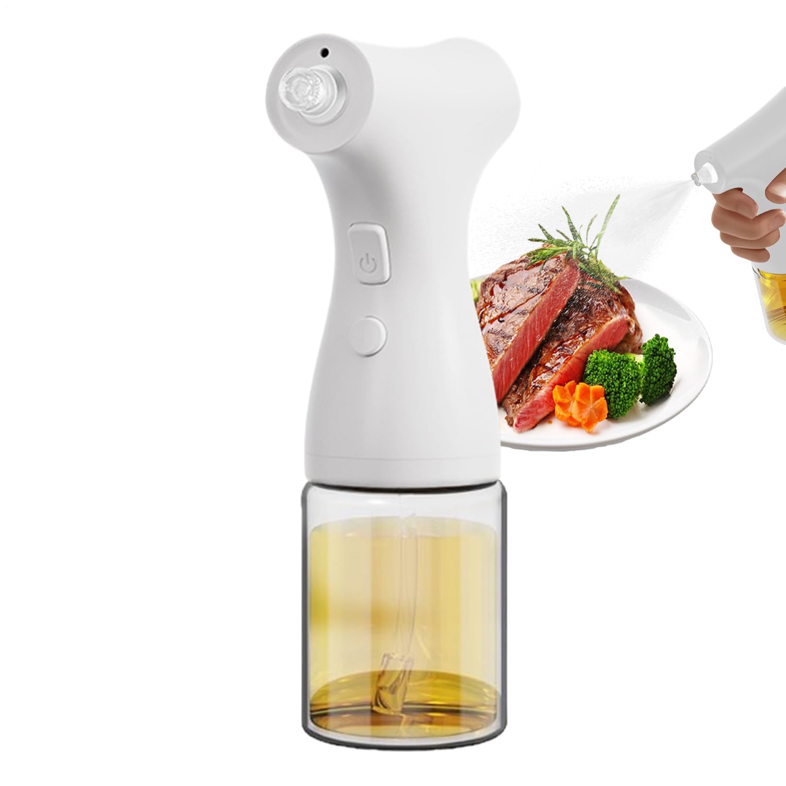 Pulverizador de aceite de oliva de 200 ml ideal para controlar tus porciones