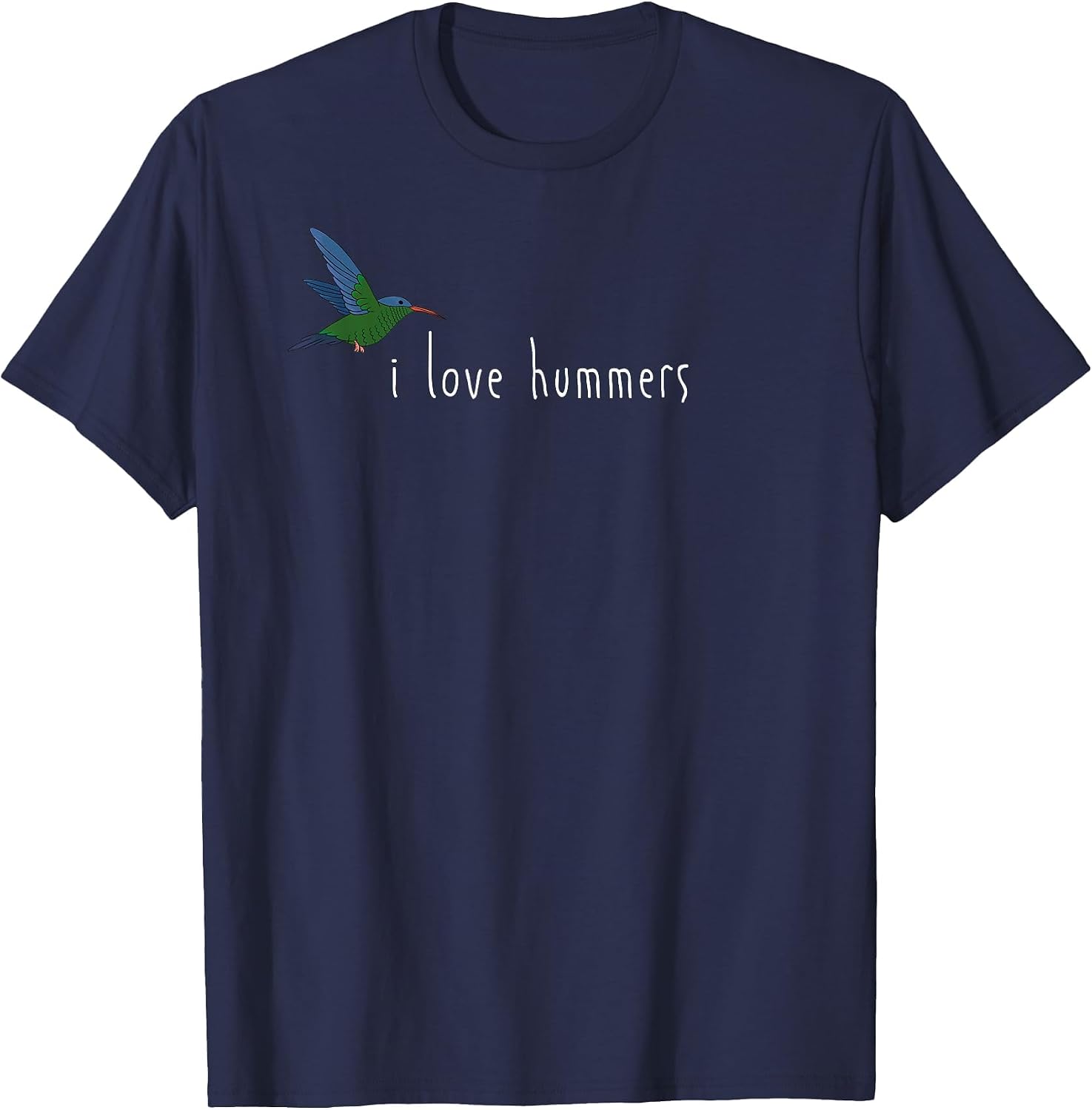 I Love Hummers Awesome Hummingbird Lover Tee and Decor Funny T-Shirt image 4