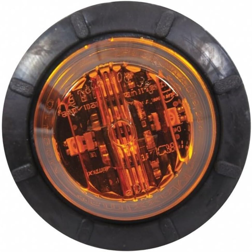 Maxxima M09410R Red 1-1/4" Round LED Low-Profile Clearance Marker Light