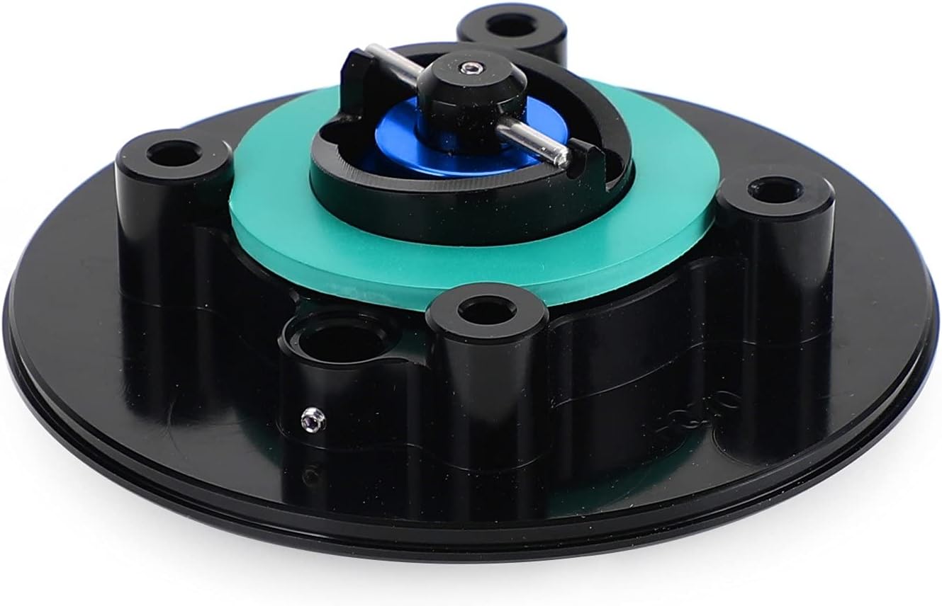 Areyourshop Motorcycle Quick Release Keyless Fuel Filler Cap, Keyless Fuel Gas Cap(4 holes) fits for Kawasaki Ninja 400 2018-2019