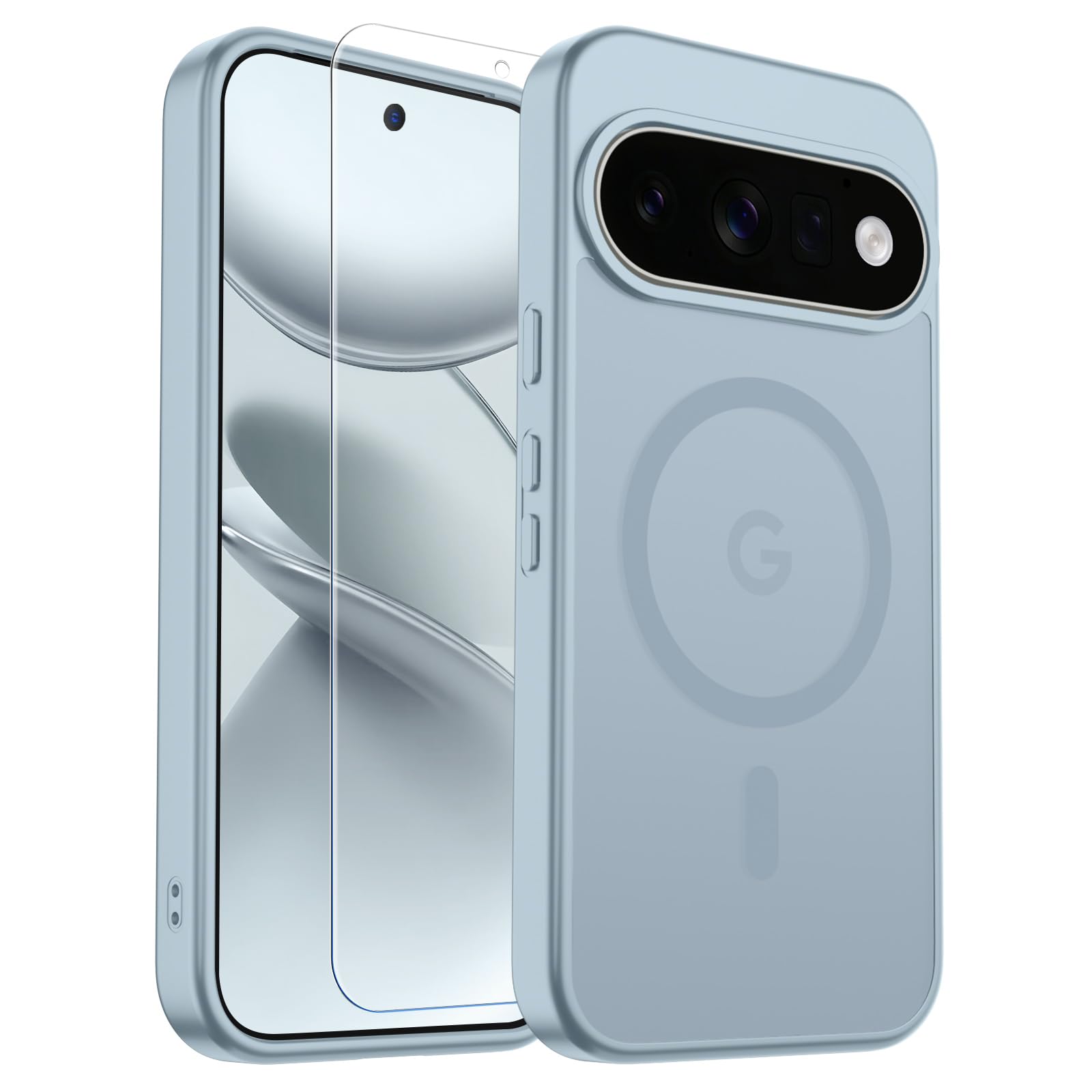 SUPFINE Magnetic for Google Pixel 11 Pro XL Case - Sliver Blue
