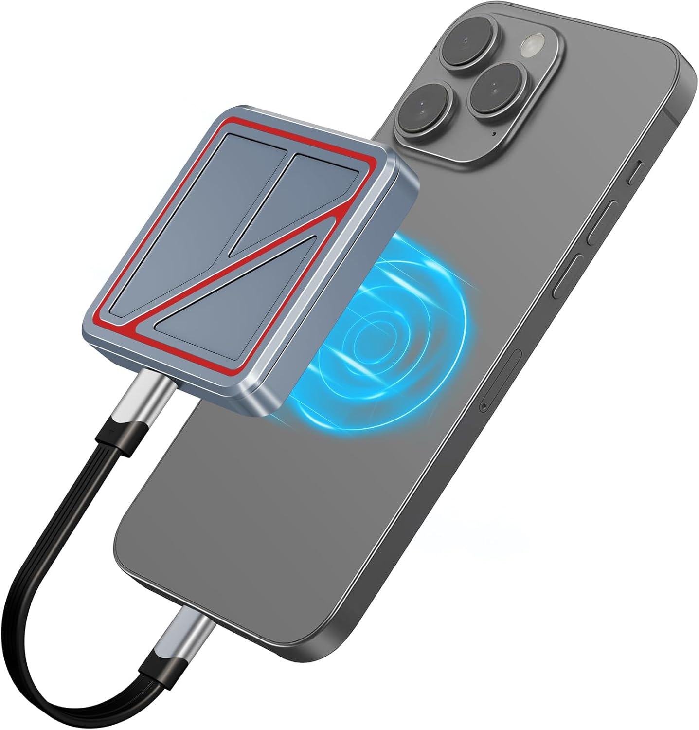 EASTBULL 1TB SSD: 2000MB/s Speed,Ultra-Thin Magnetic External,4K ProRes HDR, USB-C 3.2 Gen 2, External Solid State Drive Compatible with iPhone 15/16, Tablet, Android (Grey)