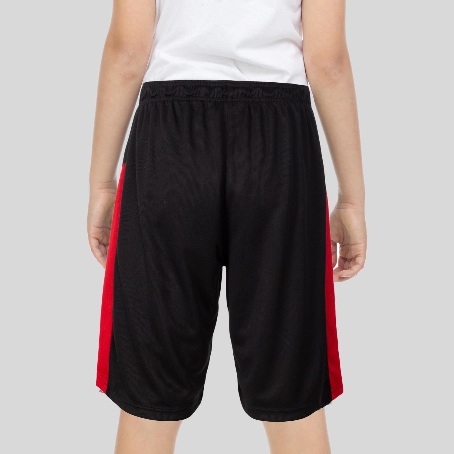 Essential Elements Boys 5-Pack Active Athletic Performance Basketball Shorts with Pockets - Image 2