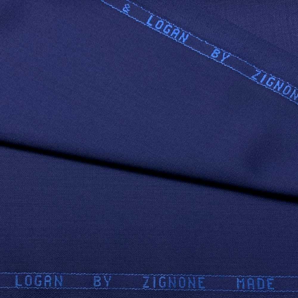 Stoff Tasmania 100's Zignone blau Tampon 50 cm