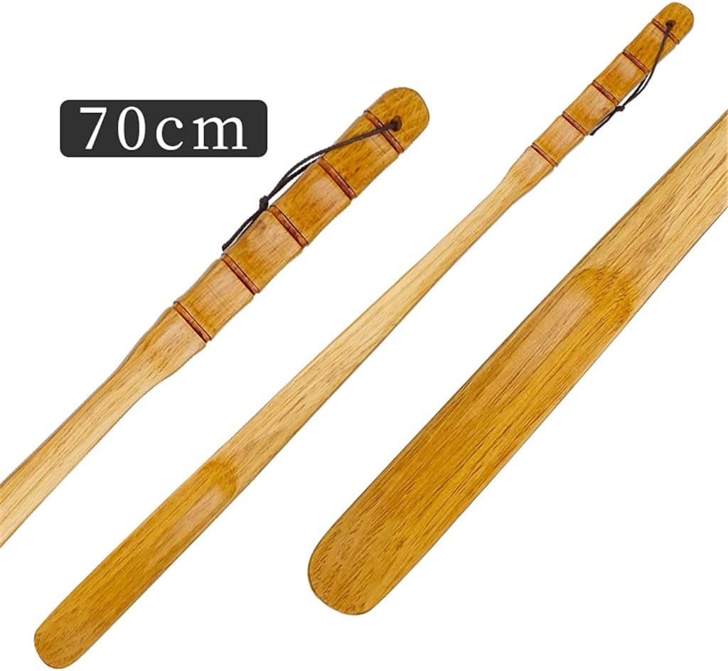 55cm 70cm Wooden Shoe Horn Flexible Long Handle Shoehorn Useful Lifter Professional Spoon Home Tools