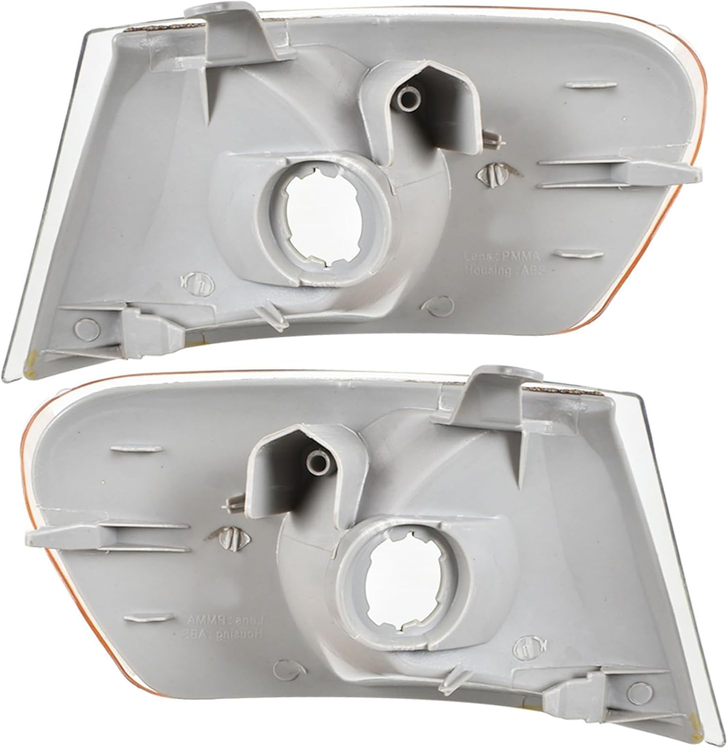 Silscvtt Headlights Front Head Lamps w/Corner Signal Lamps Replacement for Toyota Corolla 2001 2002 Projector Headlights & Corner Signal Lamps Pair Left+Right Side (Passenger Driver Side)