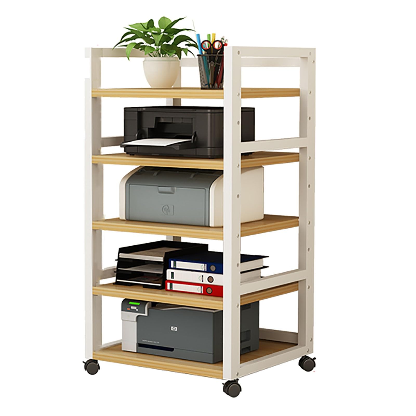 HOFSSI Metal Steel Frame Amplifier Rack - Stylish CD Player Stand, Entertainment Stereo Component Storage,for Home/Office/Living Room/Theater