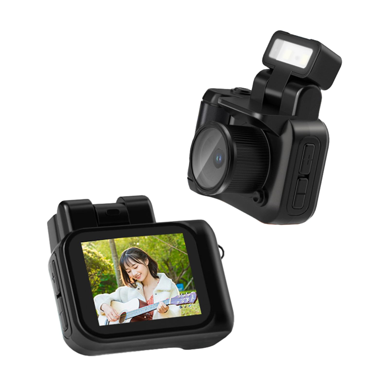 Mini Keychain Camera, 1080P Mini Thumb Sized Camera, 1.44 inch Tiny Camera Camcorder, with Flash, Micro Video Camera for Kids