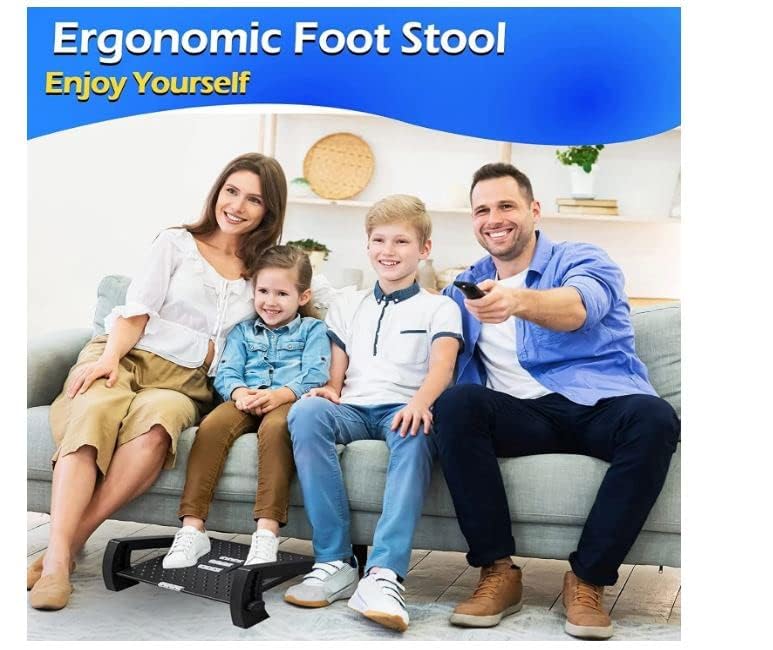 Foot Rest for Ergonomic Desk at Work,Ergonomic Desk Footrest with Massage Function,6 Adjustable Height Non-Slip Foot Stools for Office,Home,Travel (MO-01) Foot Rest for Ergonomic Desk at Work,Ergonomic Desk Footrest with Massage Function,6 Adjustable Height Non-Slip Foot Stools for Office,Home,Travel (MO-01)