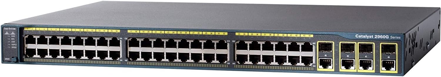 Cisco Catalyst WS-C2960-48PST-L Ethernet Switch