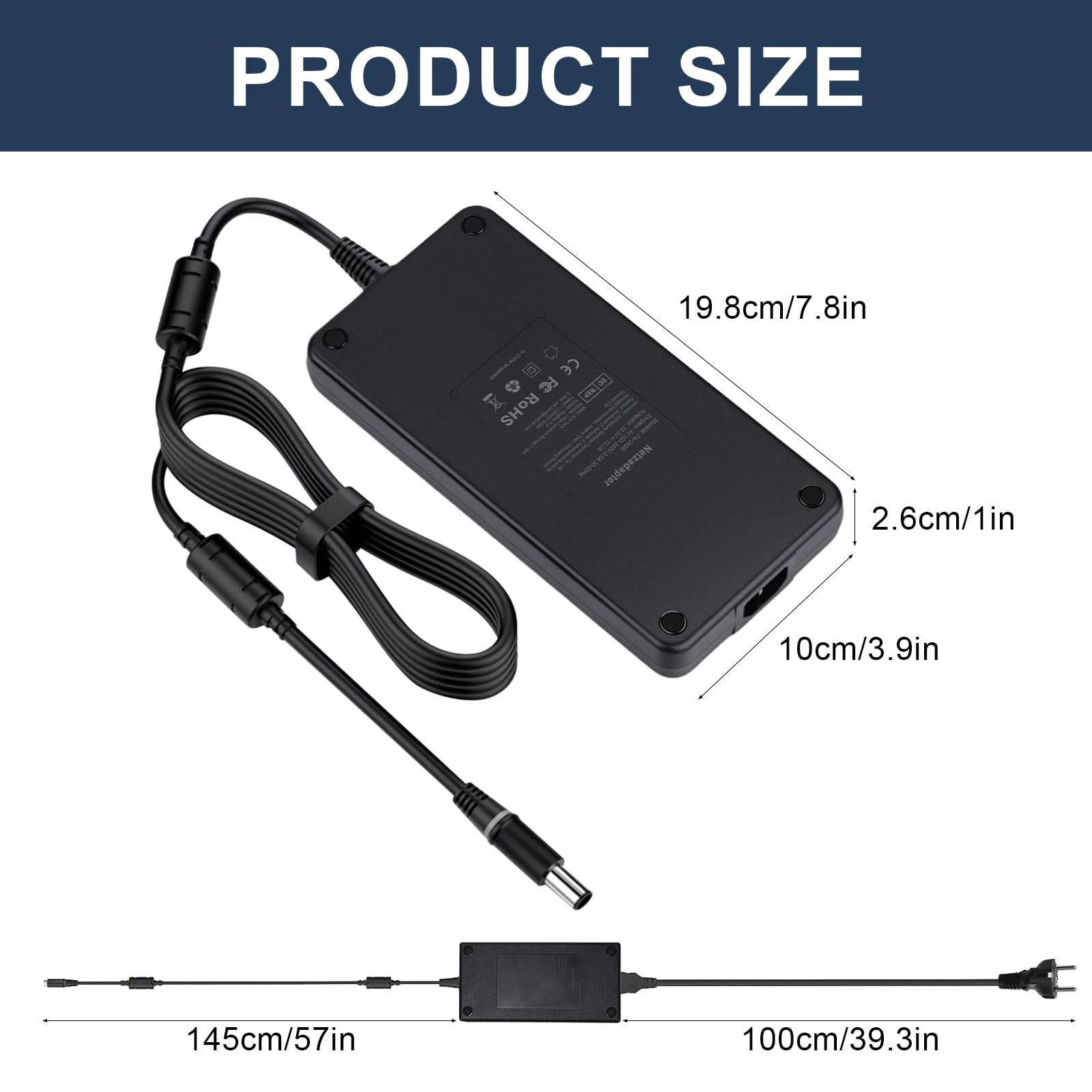 Cargador para portátil de 240 W
