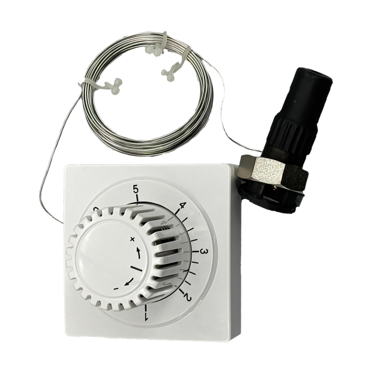M30x1.5 Thermostatic Head with Extended Capillary for Seamless Heating Integration Remote Temperature Controls