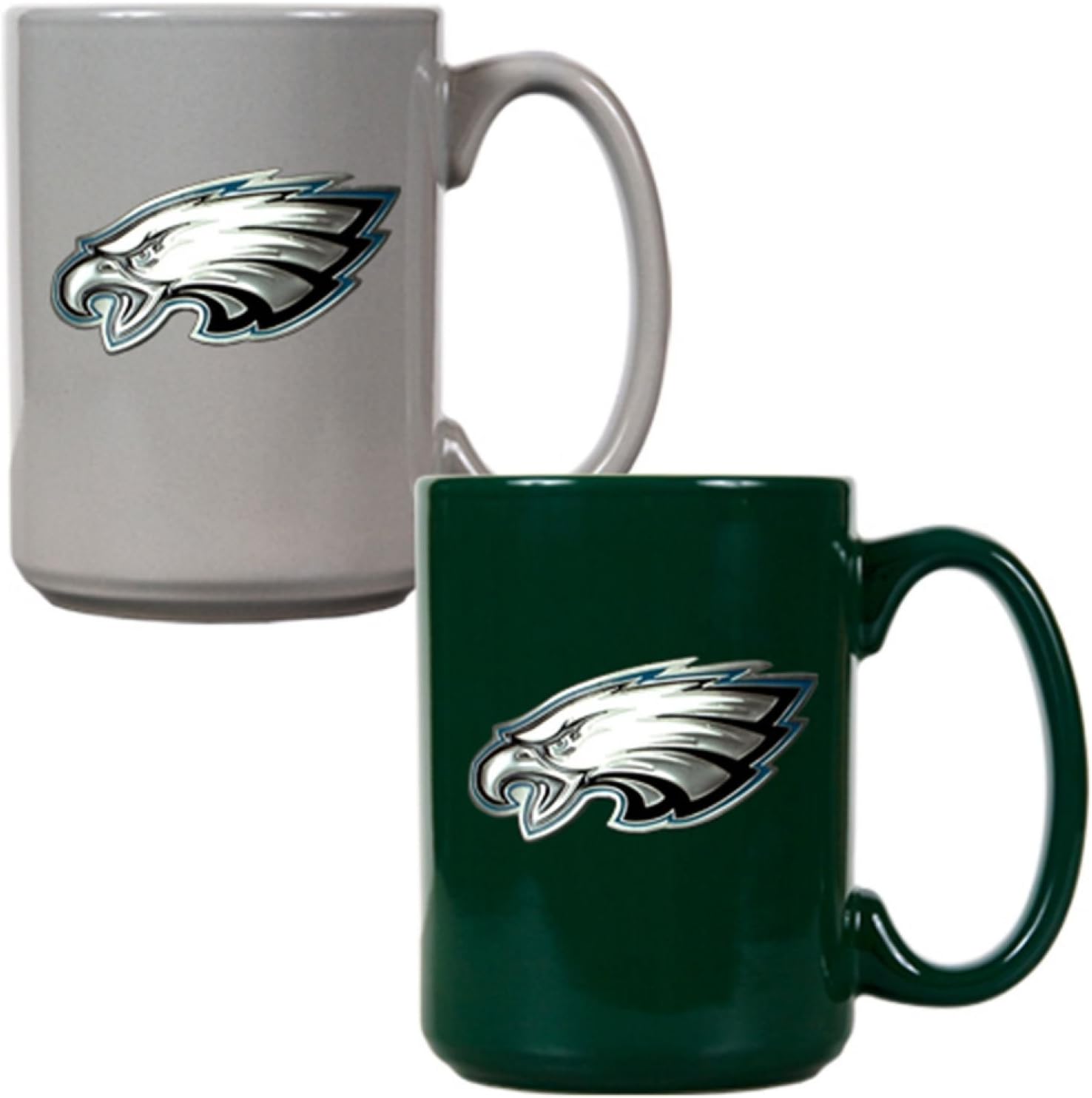 Great American Products NFL Two Piece Ceramic Mug Set - Primary Logo