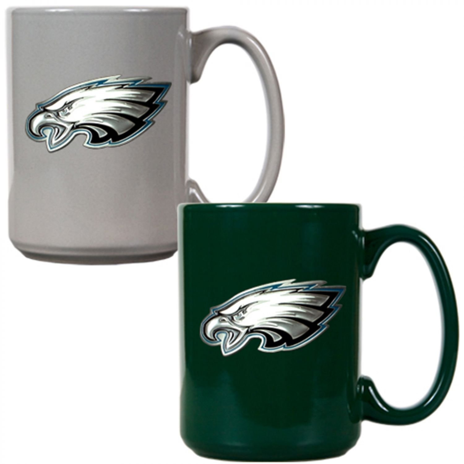 Great American Products NFL Two Piece Ceramic Mug Set - Primary Logo