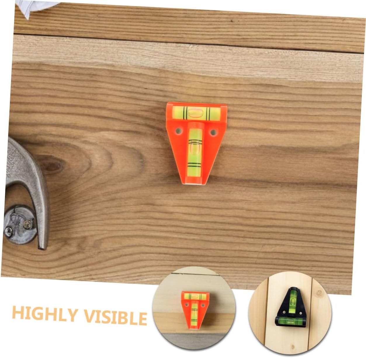 CHILDWEET 6pcs Shape Bubble Level for Rvs Campers and Trailers Portable Mini Level Tool with Clear Visibility Durable Plastic for Quick Readability and