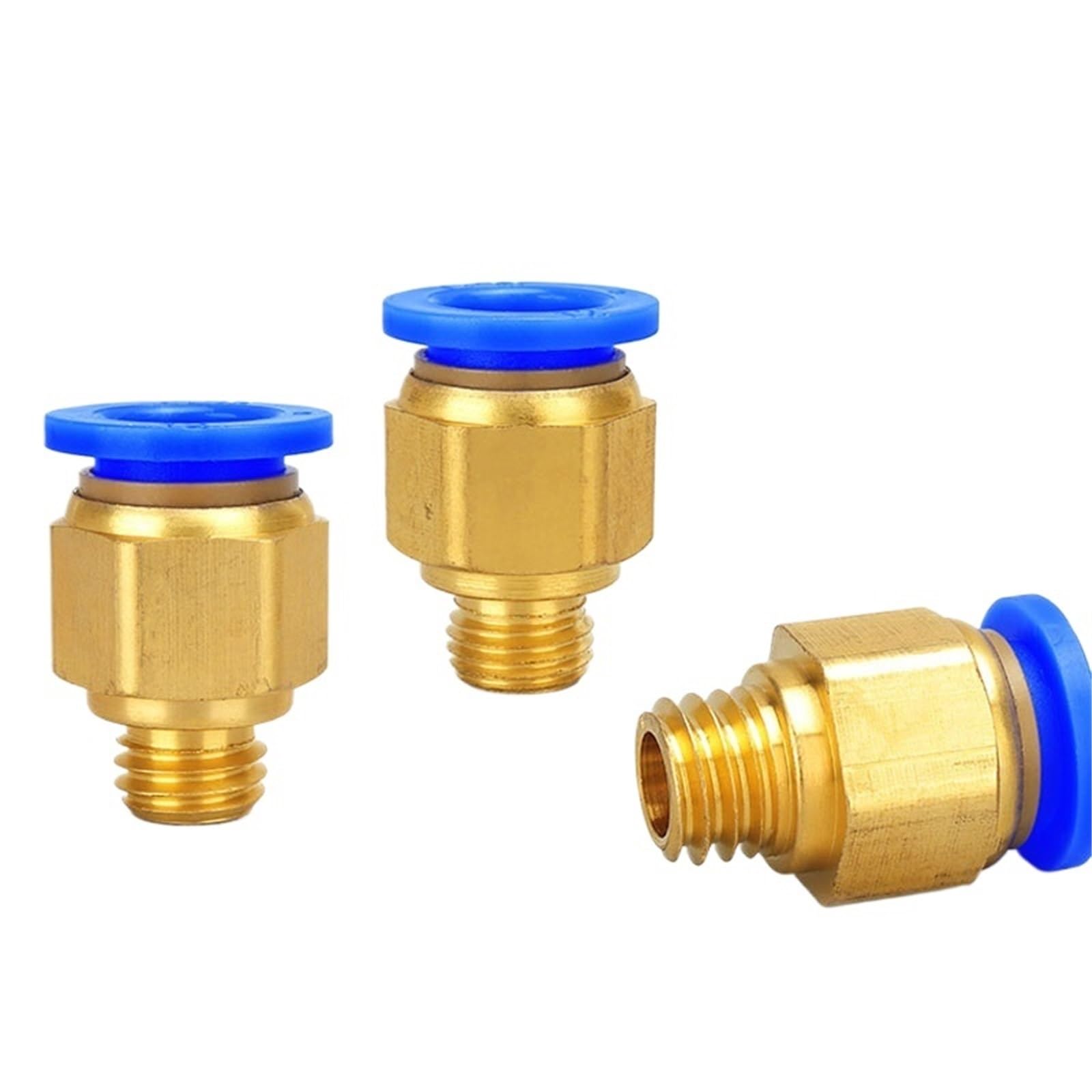 Raccordo pneumatico per connettore aria PCF/PL/PLF 4/6/8/10/12 mm filettatura 1/8 1/4 3/8 1/2 raccordi per tubi rapidi (8-03, PC)