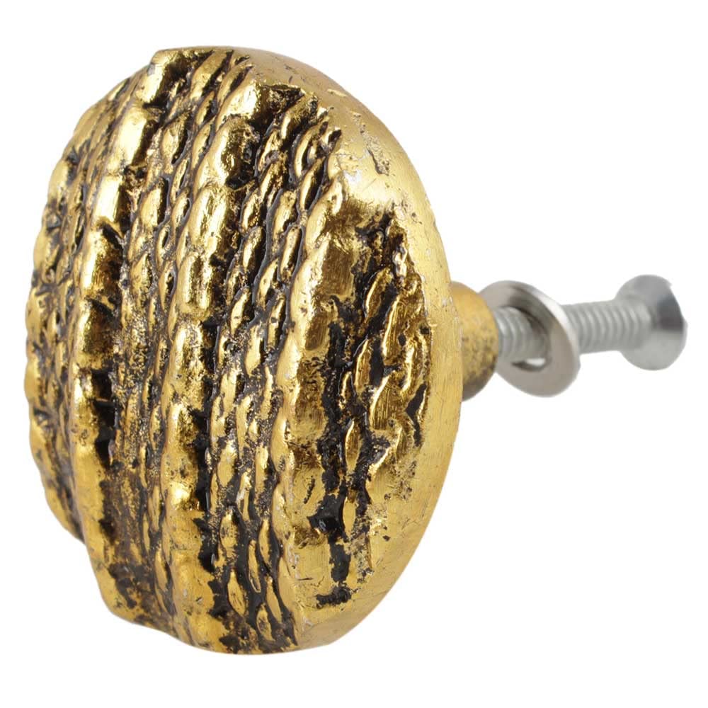 Indian-Shelf 4 Piece Gold Knobs -Aluminium Knobs for Drawers - Rounds Antique Handles for Drawers - 4.44 cm Handle Pulls (B09SBBKQH7) Amazon Price History, Amazon Price Tracker