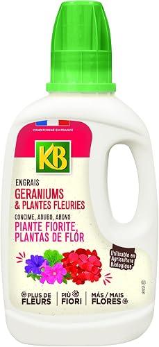 Engrais géraniums et Plantes Fleuries 500 ML KB