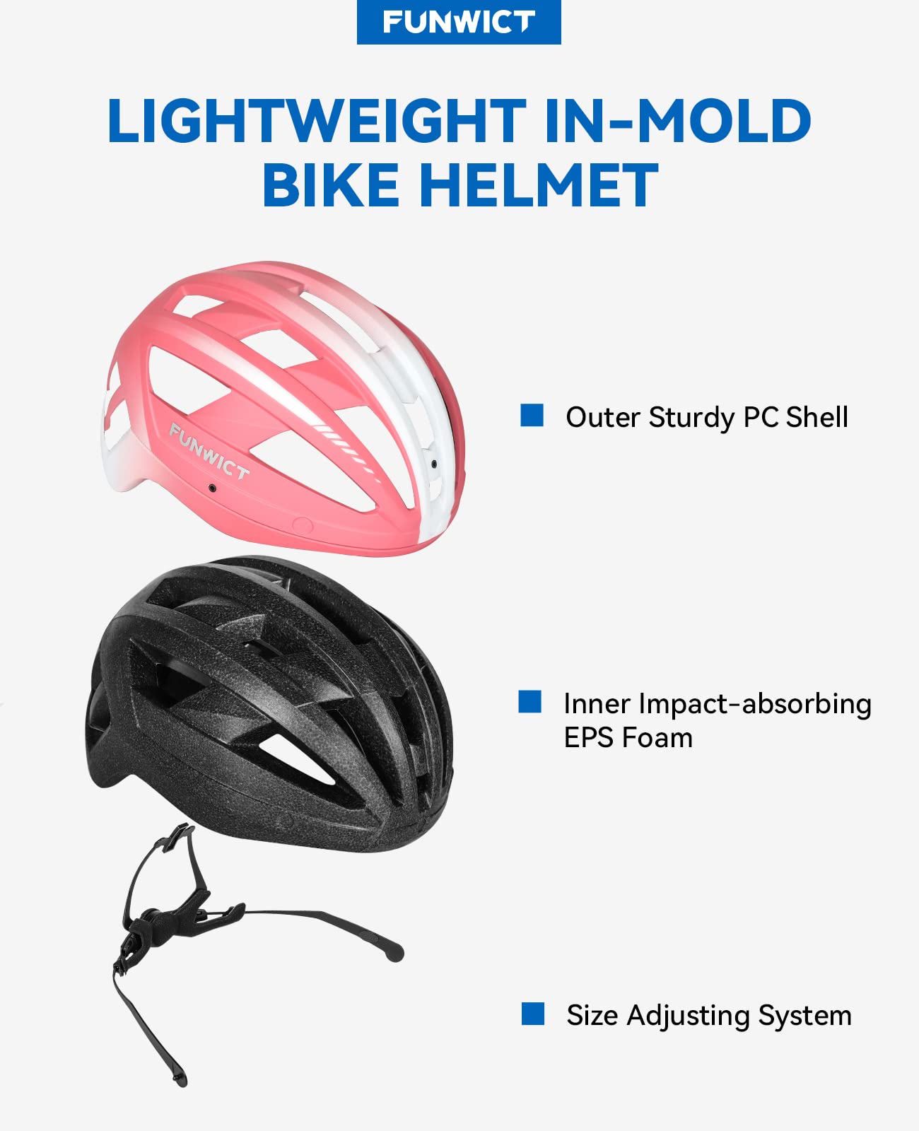 Casque Velo Homme Femme avec Visiere et Lunettes Détachables, Casque Vélo Casques VTT avec Feu Arrière à LED Rechargeable, Casque Cyclisme pour Adulte et Adolescent (M: 54-58 cm, Rose)