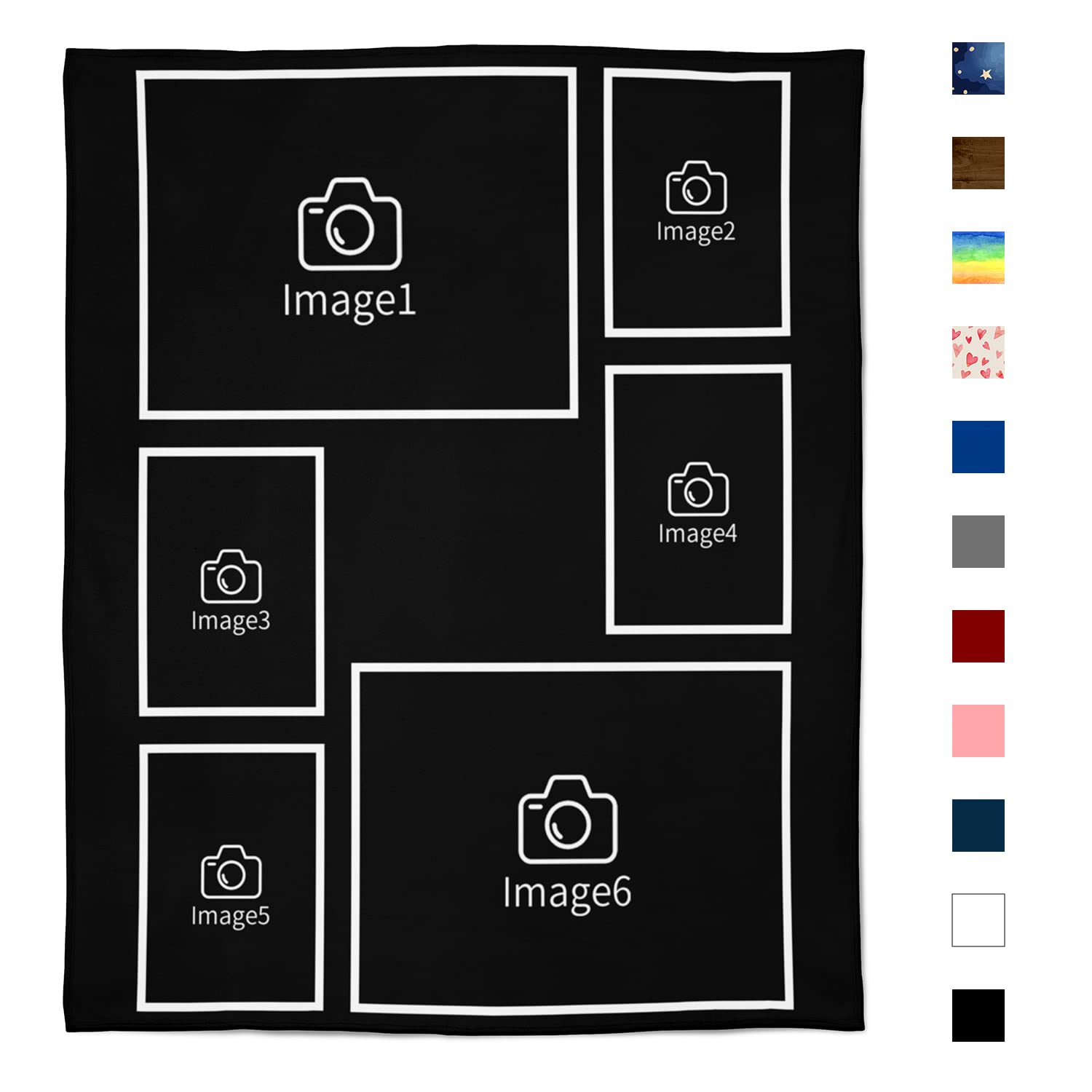 Easycosy personalisierte Decken für Paare Geschenke Benutzerdefinierte Bild, Foto werfen für Freundin Ihr Geburtstag Anniversay Ideen 150×200cm